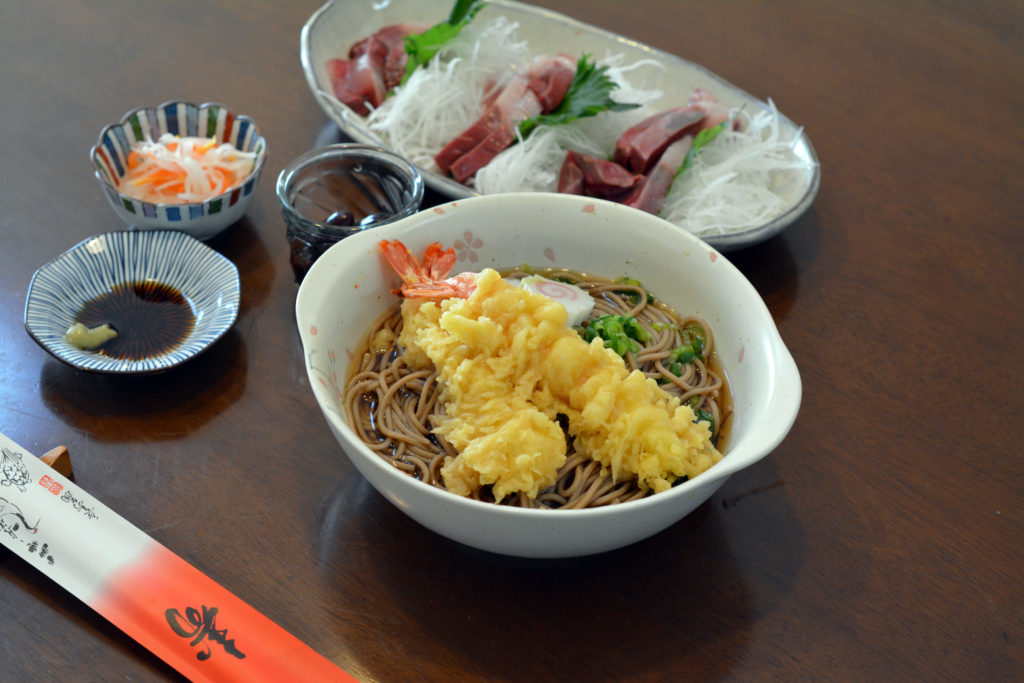 天ぷら蕎麦定食